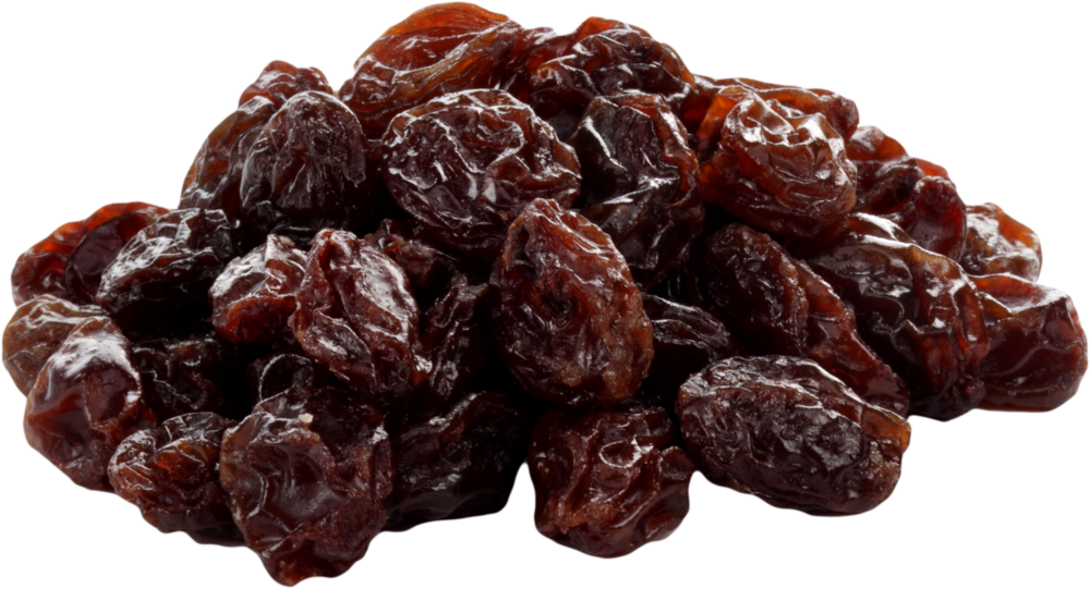 Raisin - High Glucose Food (1000x541), Png Download