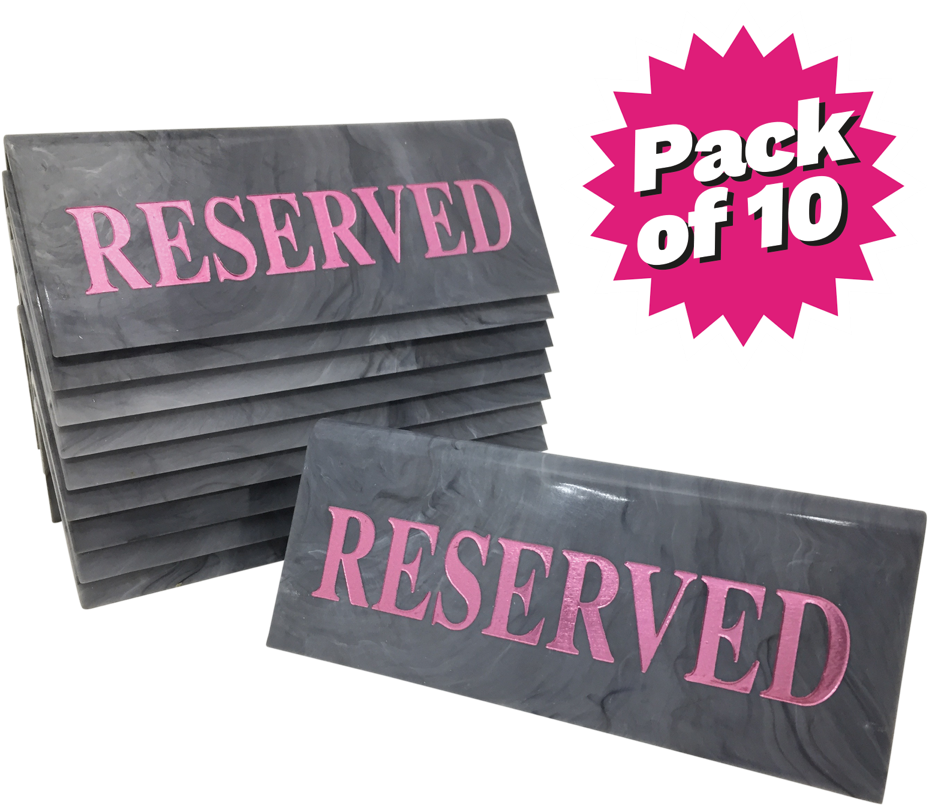 Reserved Table Top Signs - Construction Paper (960x960), Png Download