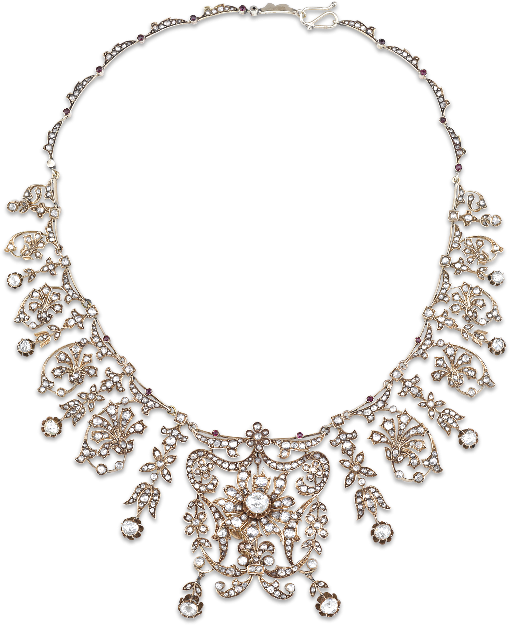 Ottoman Empire Diamond Necklace - Necklace (2000x2500), Png Download