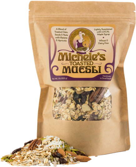 Toasted Muesli - Michele's Muesli (578x600), Png Download