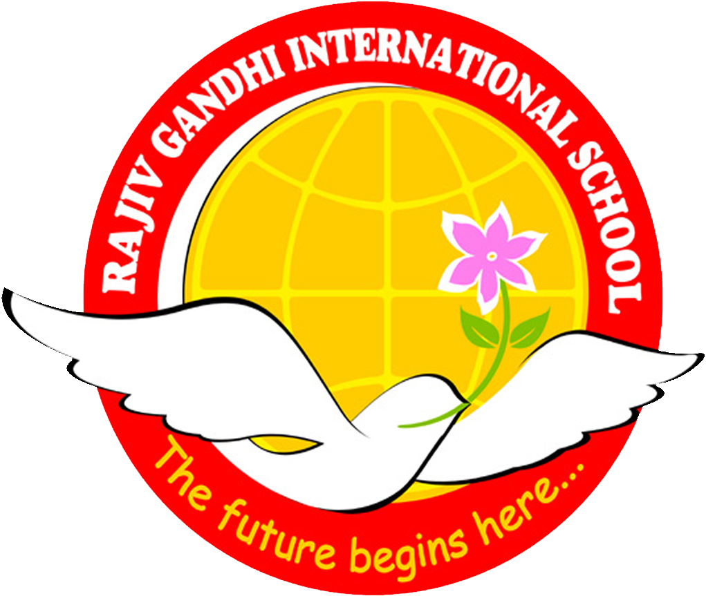 Rajiv Gandhi International School Logo (1033x886), Png Download