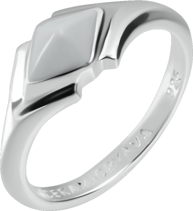 Fennele Ring, Silver L White 4200 Руб - Pre-engagement Ring (1500x1500), Png Download