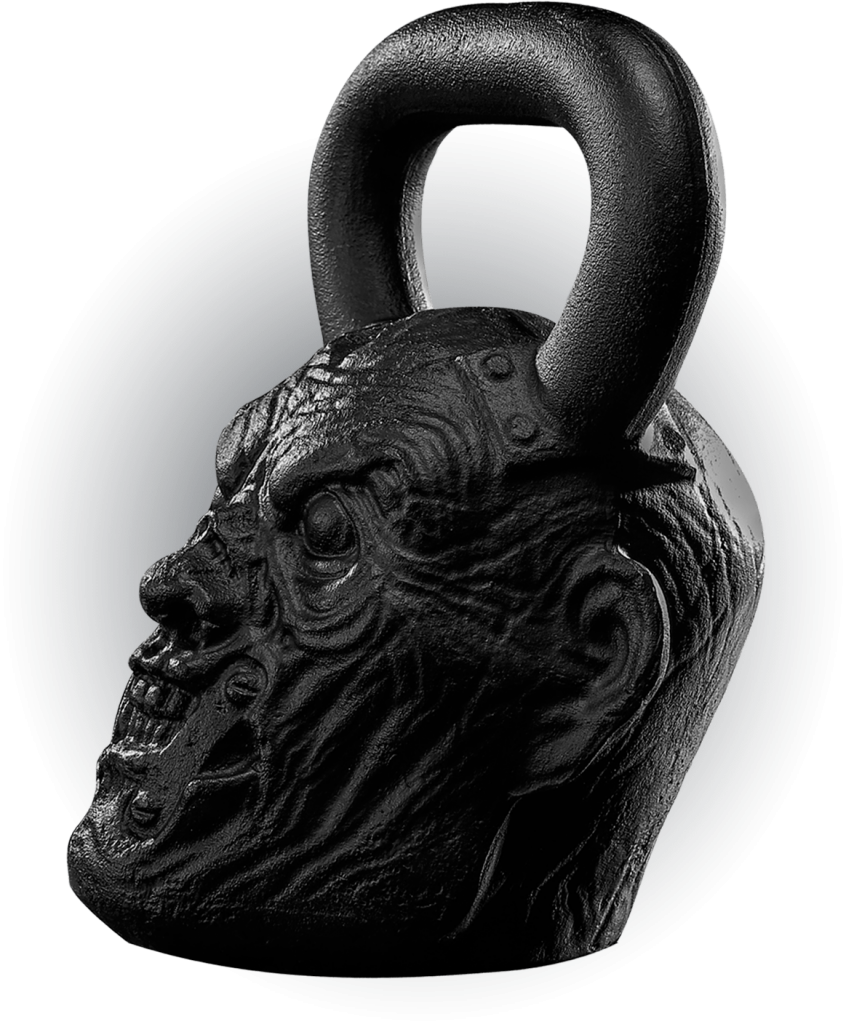 Zombie Bell Ghost Face Thrilla - Kettlebell (846x1024), Png Download