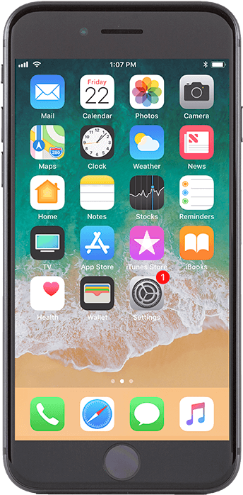 Iphone 8 Transparent - Iphone 8 Space Gray Case (800x800), Png Download