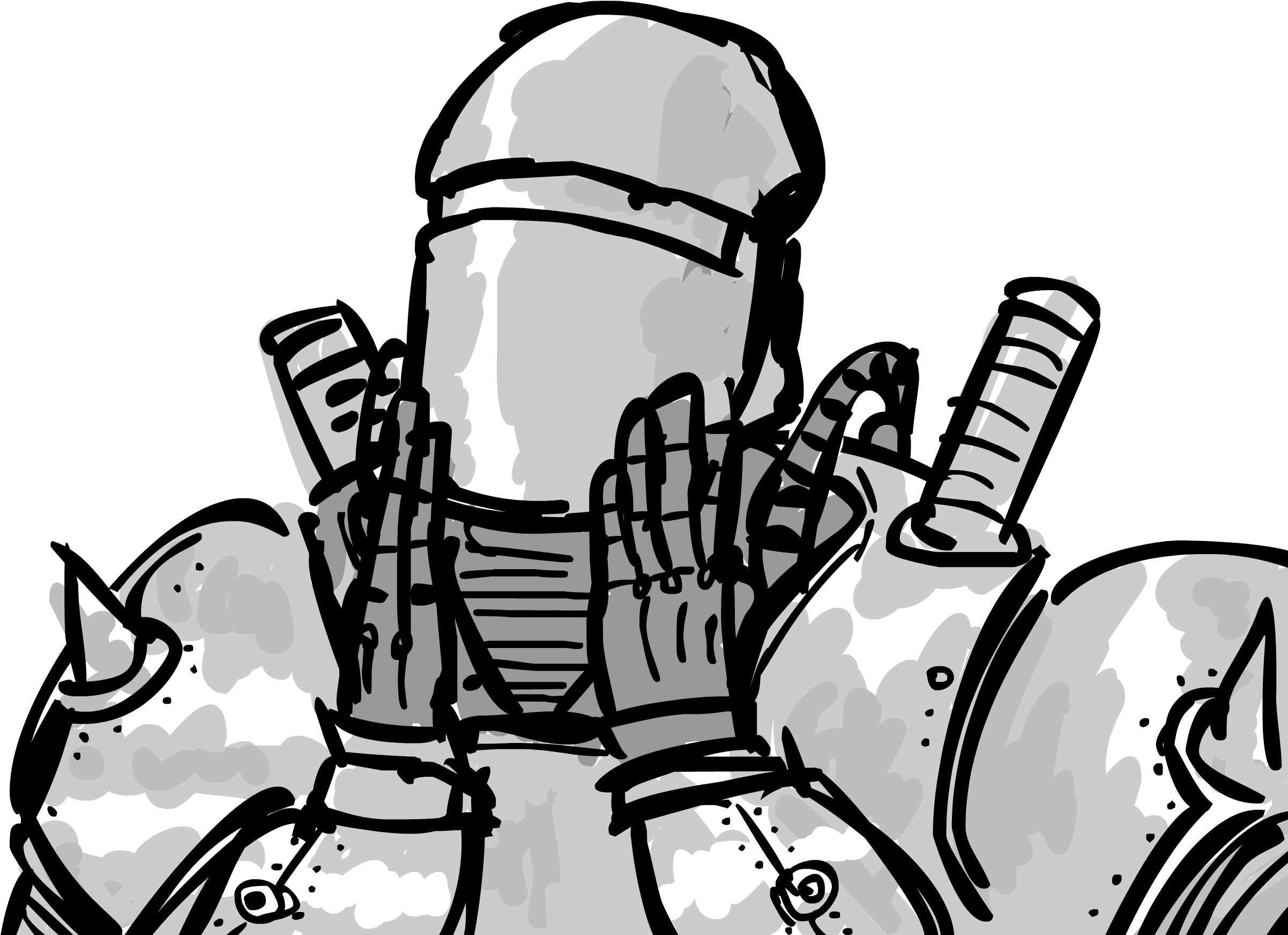 Fallout Drawing Liberty Prime - Liberty Prime Fallout Meme (3556x2000), Png Download
