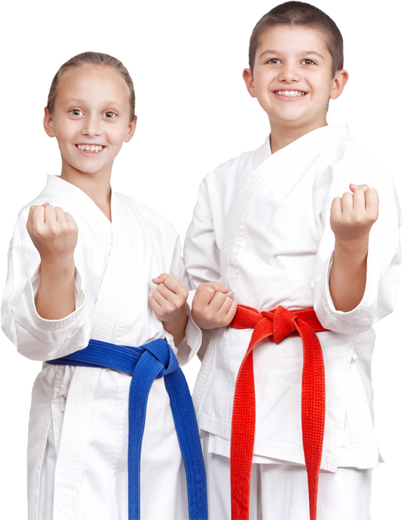 Two Happy Martial Arts Students - Baby (576x792), Png Download