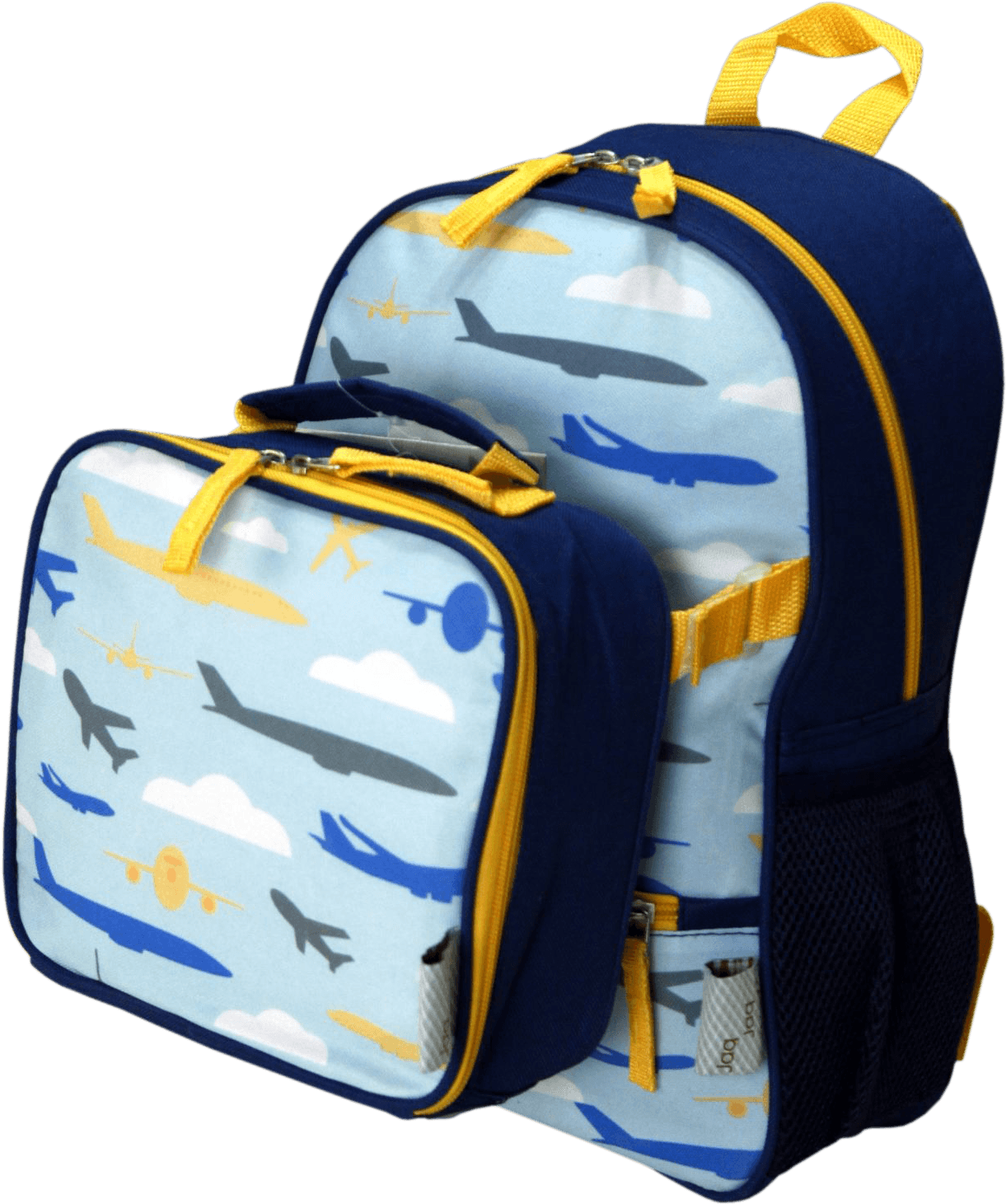 Backpack And Lunch Box Png Transparent Backpack And - Attach Lunch Box To Backpack (1276x1500), Png Download