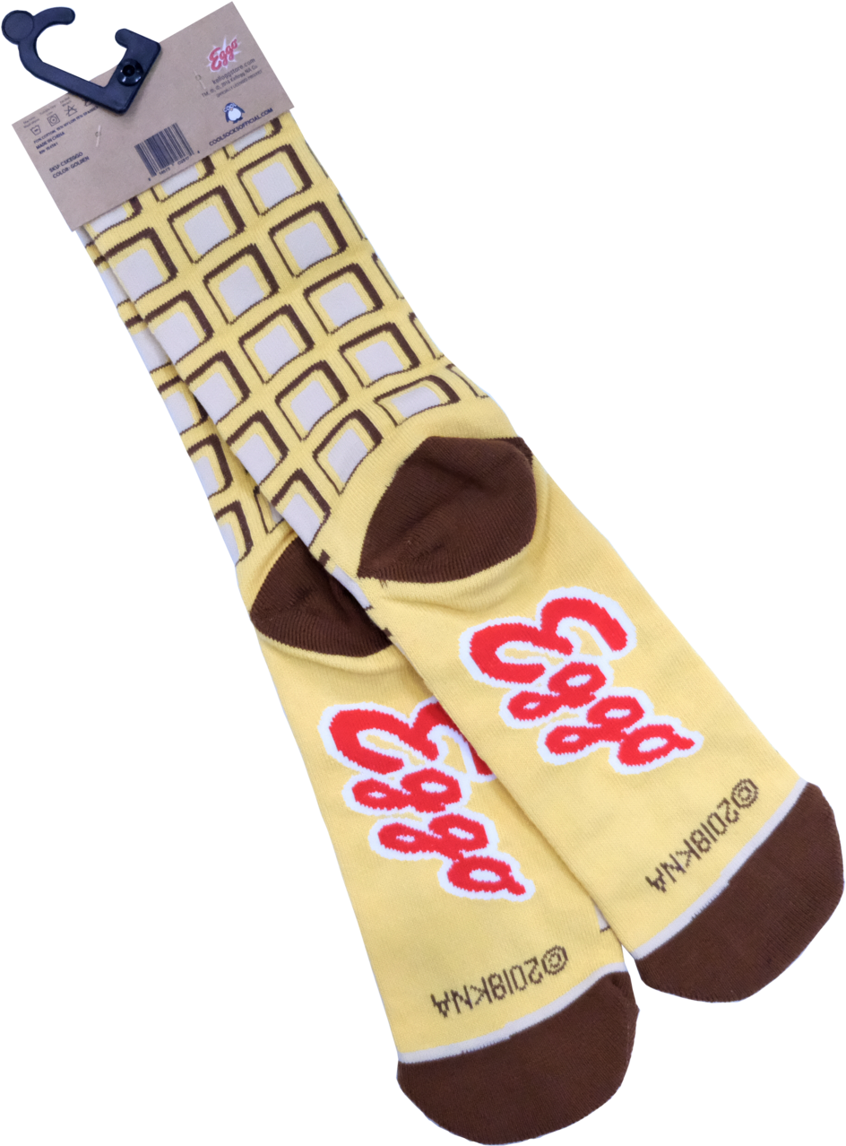 Eggo Socks - Eggo (1000x1358), Png Download