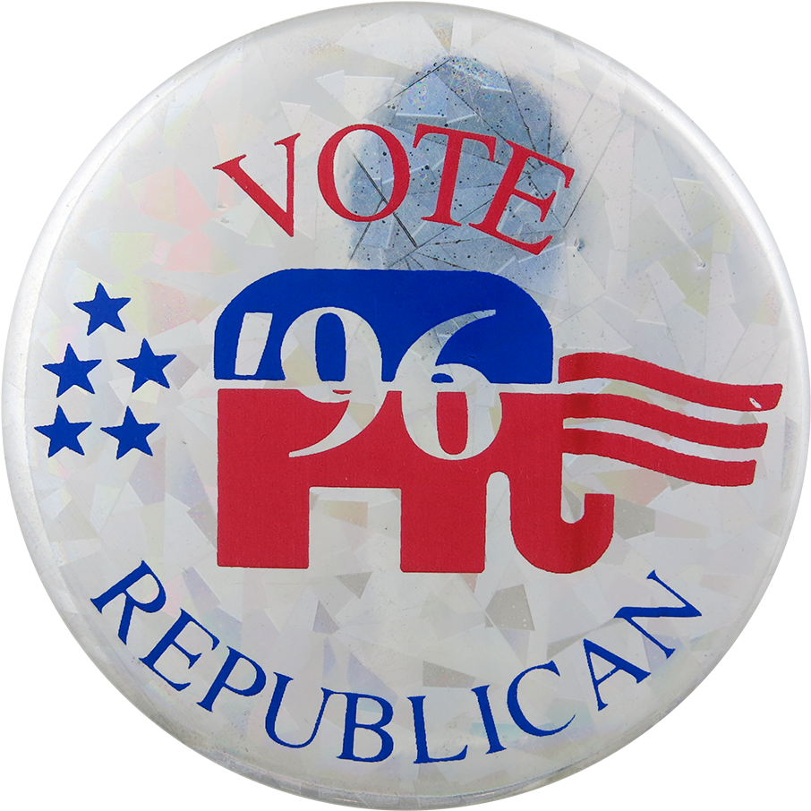 Vote Busy Beaver Button - Badge (1000x974), Png Download