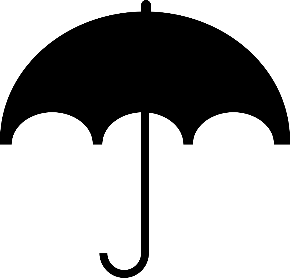 Open Svg Png Icon - Guarda Chuva Preto Desenho (980x940), Png Download