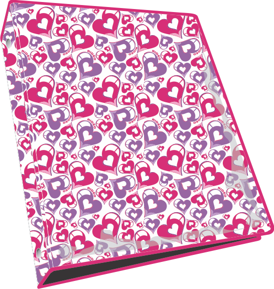 Carpeta Escolar Tela Glam - Carpetas De Tela Escolar (546x576), Png Download