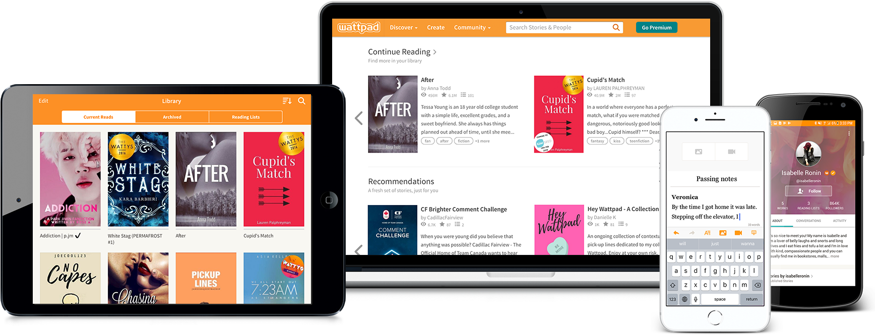 Today Makes It Seven Days I Have Been Without My Phone - Wattpad Website (1920x1080), Png Download