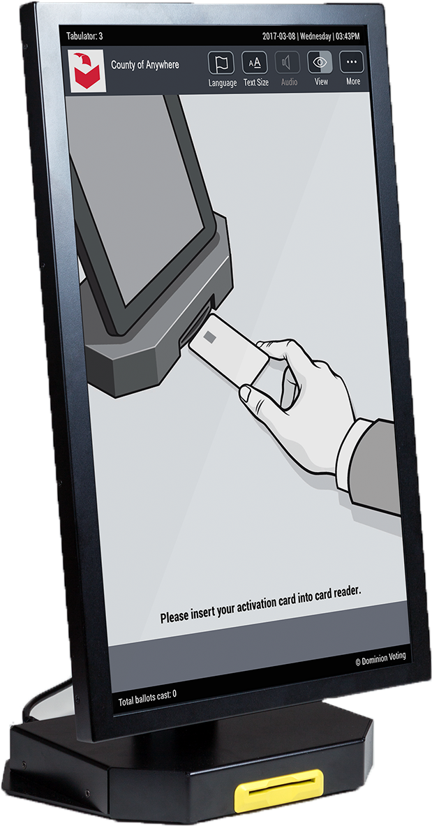 Vote By Mail Ballots Are Tabulated On The Dominion - Gadget (979x1364), Png Download