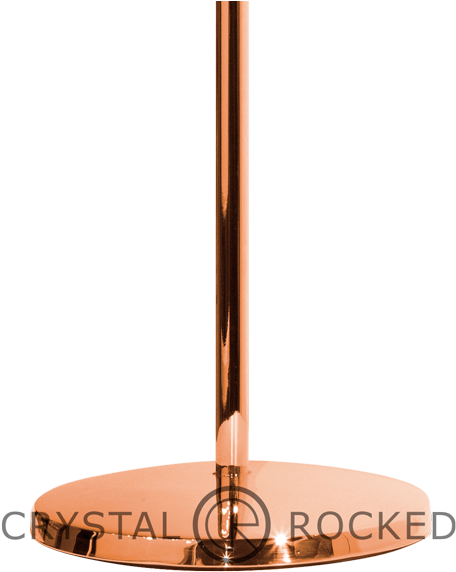 Microphone Stand 18ct Rosegold Plated - Circle (600x600), Png Download