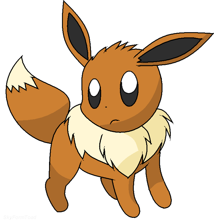 710 X 733 6 0 - Eevee Sprite (710x733), Png Download