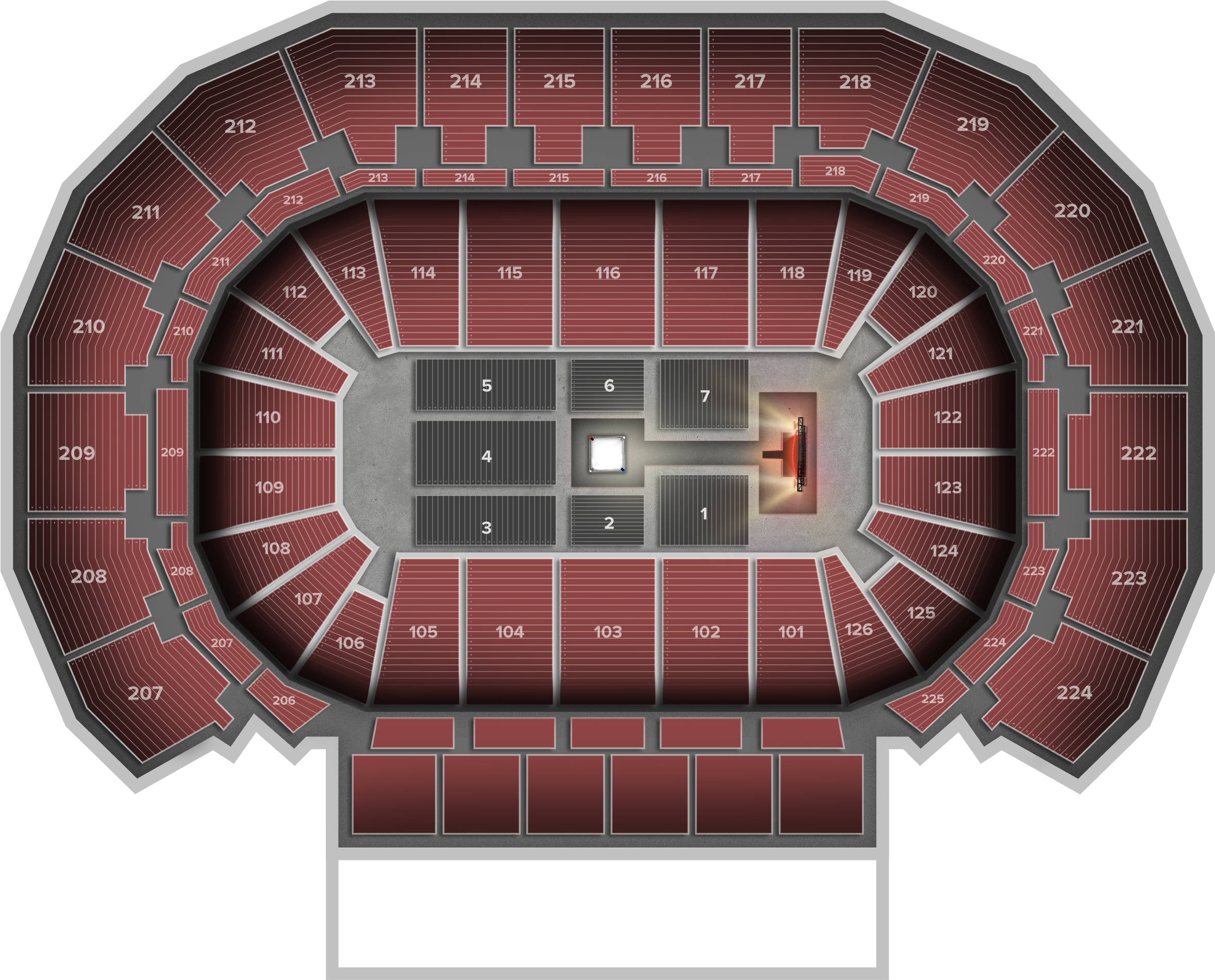 Intrust Bank Arena - Conference Hall (2560x1936), Png Download