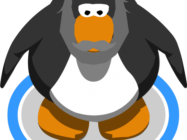 Penguin Clipart Grey - Club Penguin Pumpkin Head (640x480), Png Download
