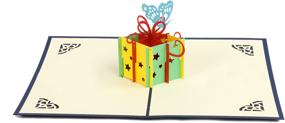 Gift Box Popz - Gift Box Pop Up Card (1280x720), Png Download