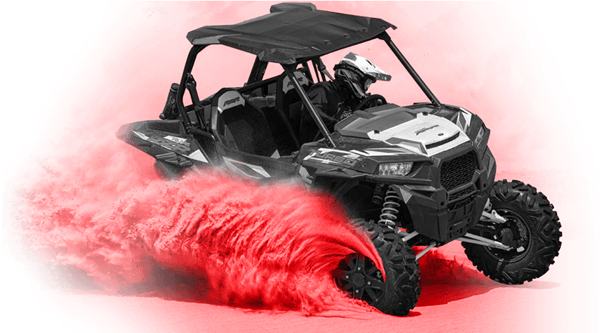 Polaris Headlights - Off-road Vehicle (1170x465), Png Download