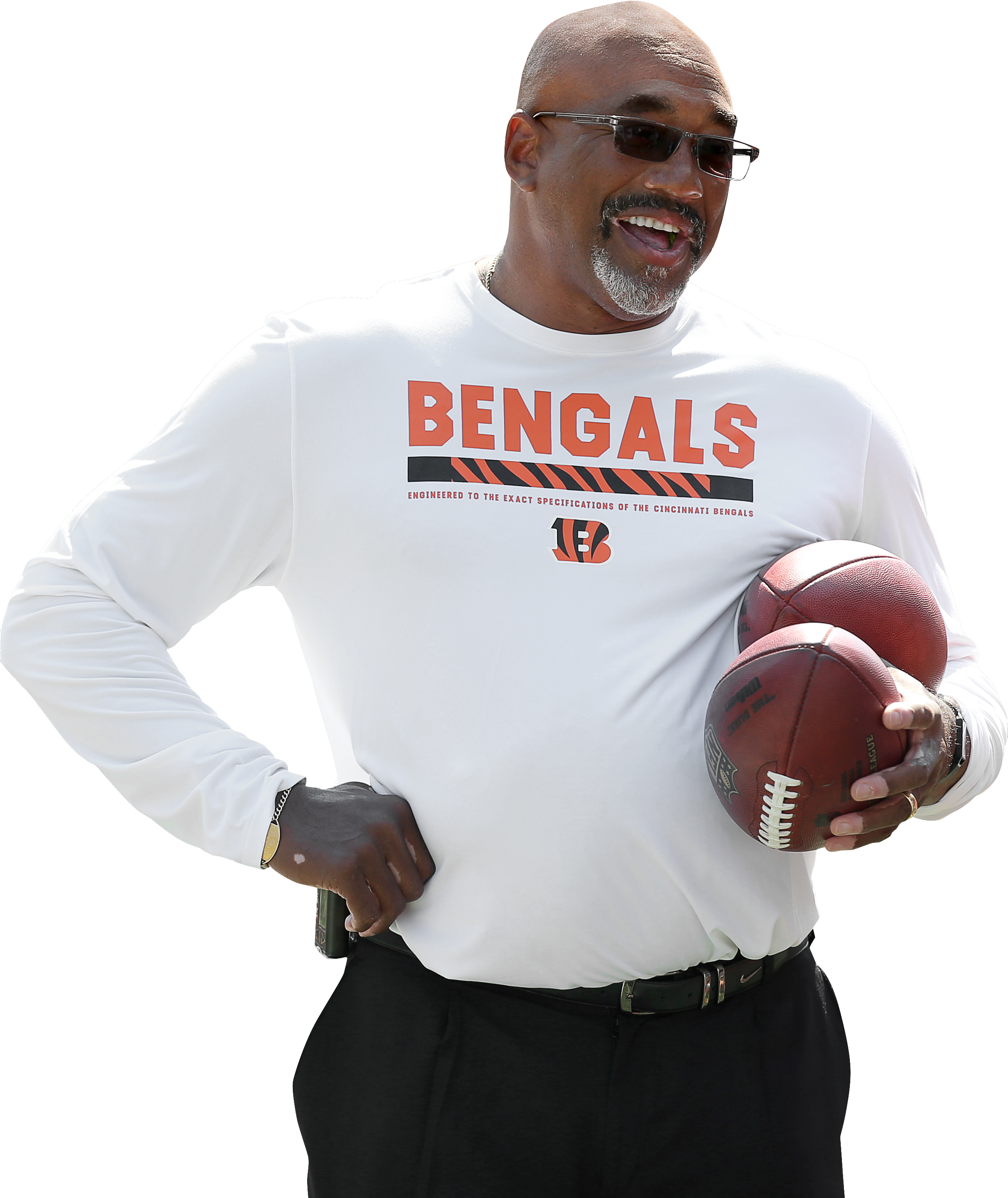 Jonathan Hayes, The Cincinnati Bengals Tight Ends Coach - Kick American Football (2682x3065), Png Download