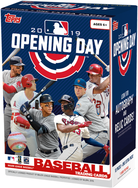 2019 Topps Opening Day Baseball Cards - Opening Day Mlb 2019 (600x804), Png Download
