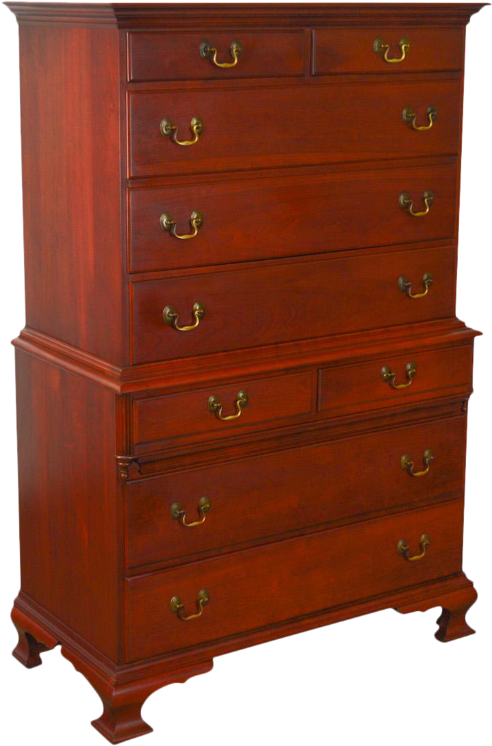 Chippendale Style Mt Vernon - Chest Of Drawers (1366x1366), Png Download