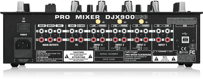 Behringer Pro Mixer Djx900usb 4 Channel Dj Mixer - Djx 900 Usb Behringer (800x800), Png Download