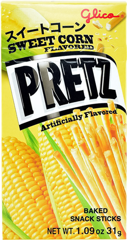 Japan - Glico Pretz Sweet Corn (600x600), Png Download