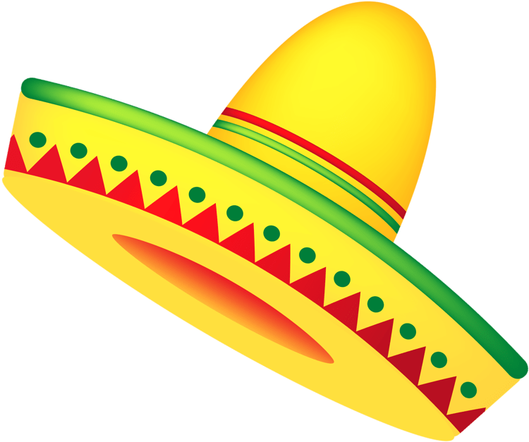 Mexican Hat Clipart (800x673), Png Download