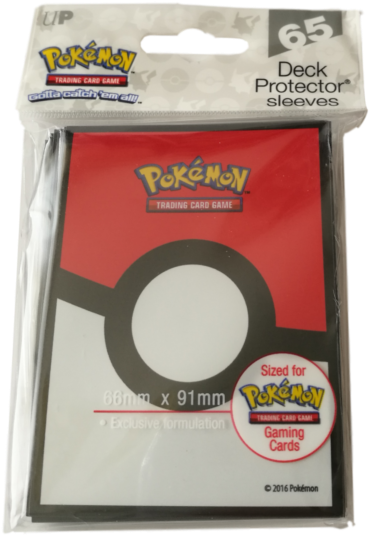 Ultra Pro Tcg Pokemon Pokeball Deck Protector Card - Pokémon Trading Card Game (530x640), Png Download