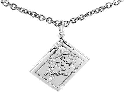 The Joker Silver Charm - Locket (600x600), Png Download