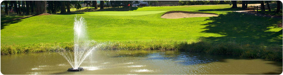 Fort Steilacoom Golf Course - Water Feature (980x354), Png Download