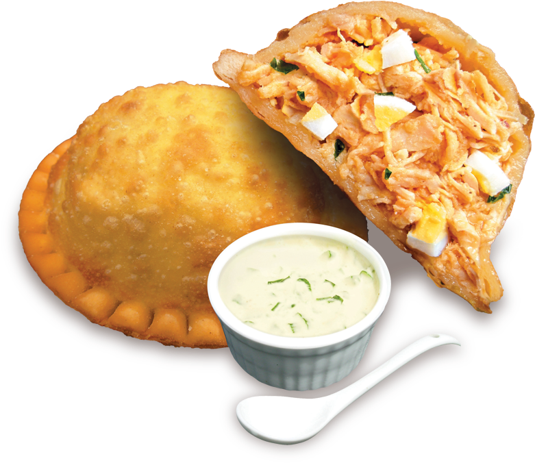 Pollo - Empanada De Arroz Pollo (850x825), Png Download