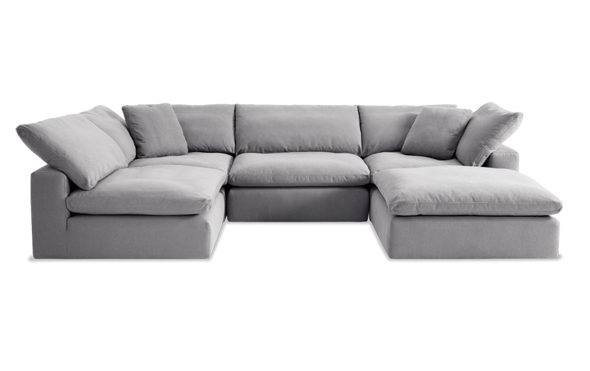 Dream Modular 5 Piece Sectional - Bobs Dream Sectional (850x534), Png Download