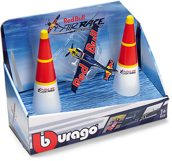 Red Bull Air Race Airplane Pylon Diecast - Red Bull Air Race World Championship (640x640), Png Download