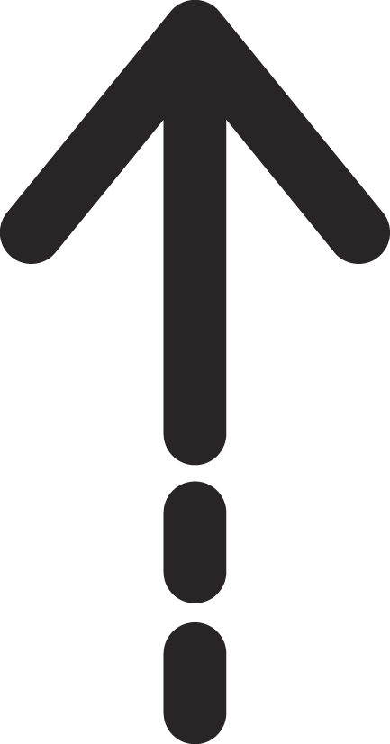 Dot Arrow Right (433x826), Png Download