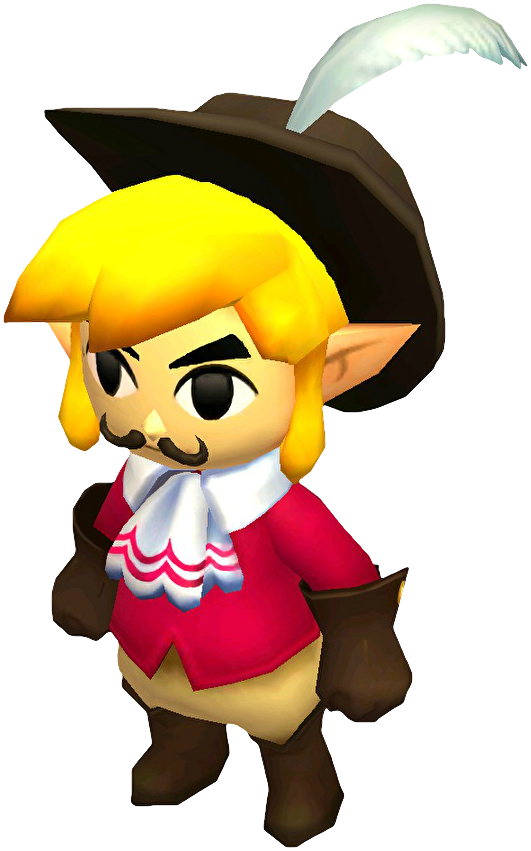 Dapper Spinner Kit - Legend Of Zelda Triforce Heroes Transparent Link (531x851), Png Download