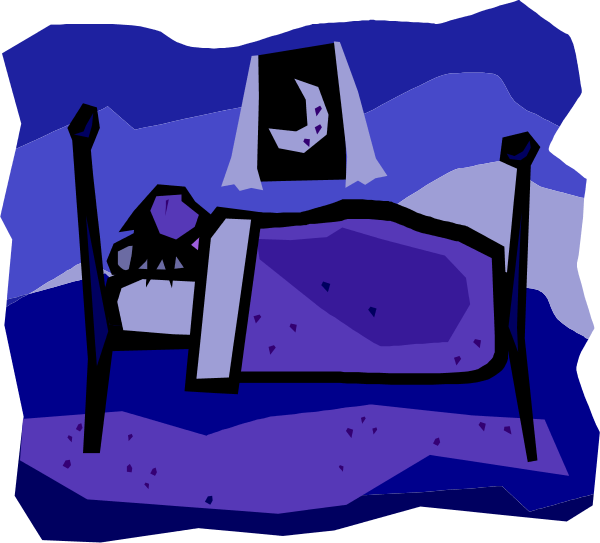 Person Sleeping Vector Clip Art - Person Sleeping Clipart (600x543), Png Download