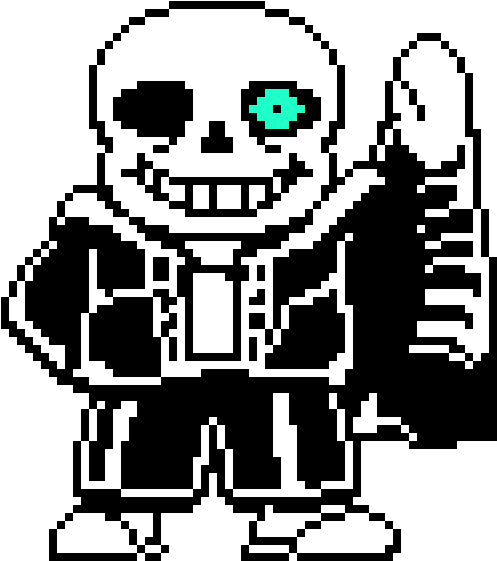 Random Image From User - Bad Time Sans Undertale Sprite (576x576), Png Download