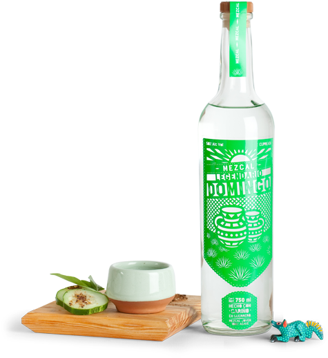 Guerrero, Apango - Glass Bottle (545x581), Png Download