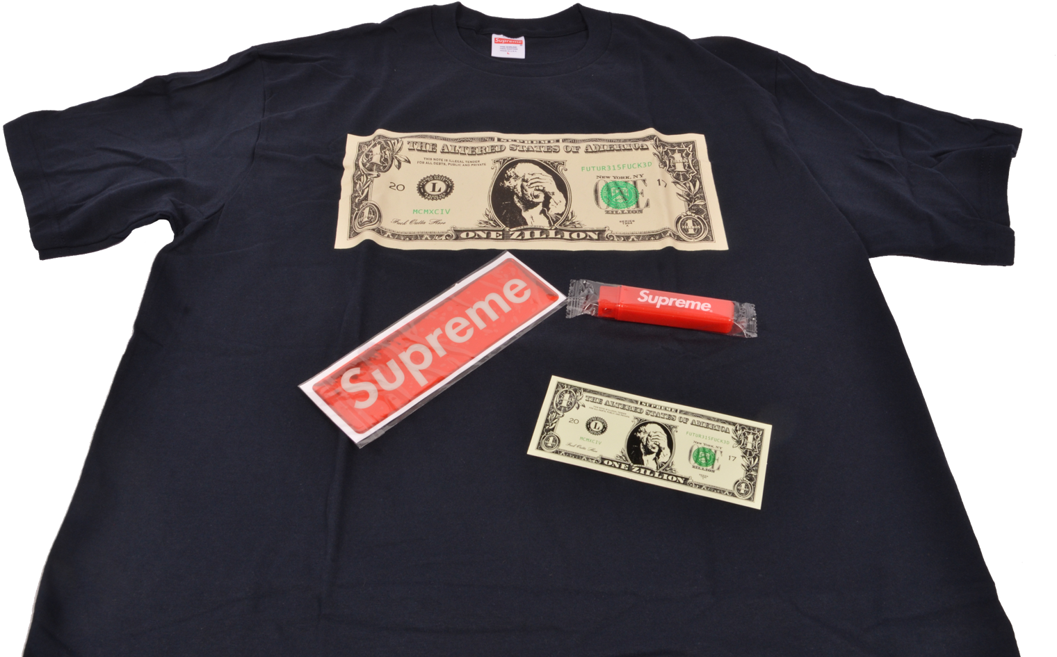 supreme dollar tee