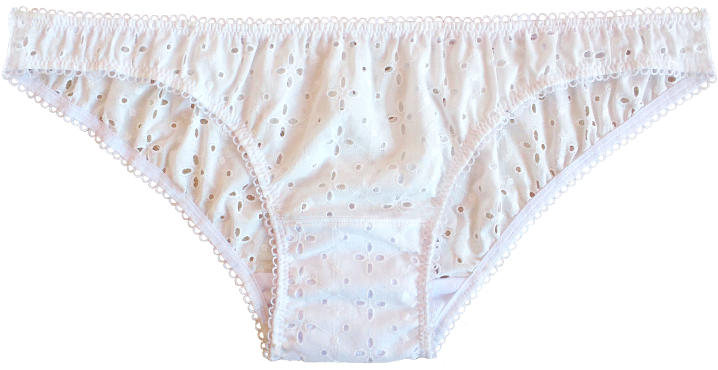 Niki Panty - White Eyelet - Panties (800x600), Png Download