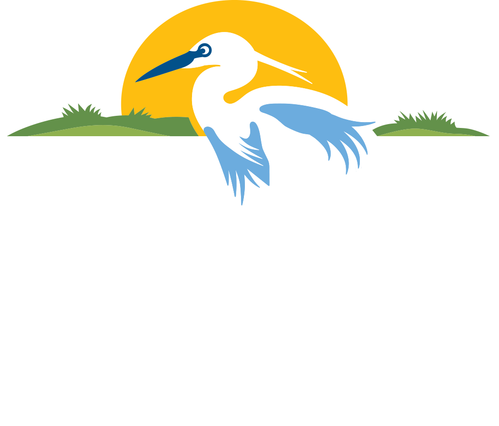 Lake County Logo - Great Egret (1029x879), Png Download