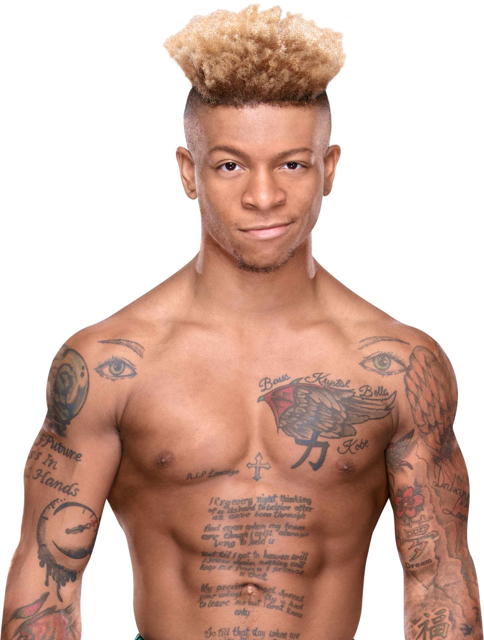 Lio Rush - Lio Rush Stomach Tattoo (2940x2080), Png Download