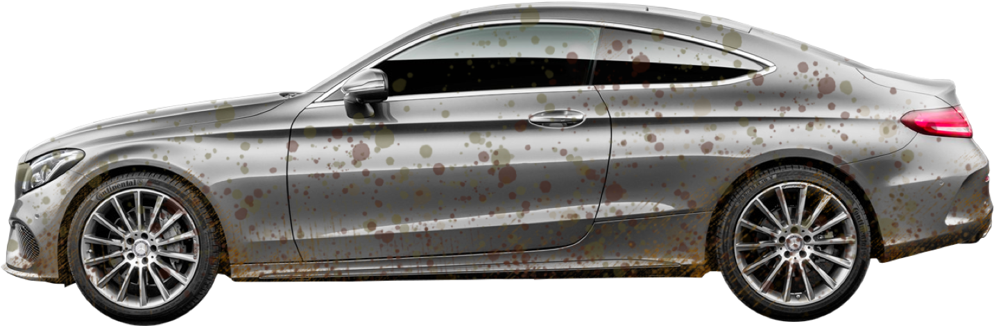 Carwash - Tesla Model 3 Window Tint (1444x480), Png Download