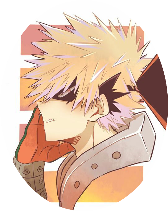 Bakugou Bnha - Naruto (545x683), Png Download