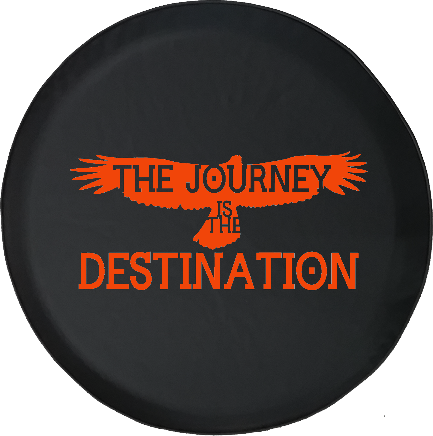 Journey Is The Destination Soaring Eagle Travel Adventure - Circle (1768x1777), Png Download