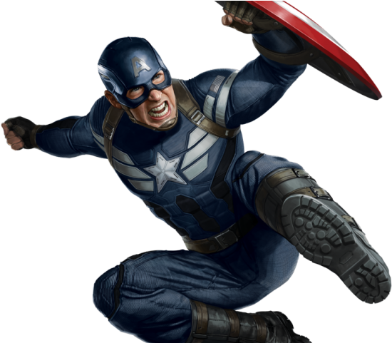 Captain America Png Transparent Images - Captain America In Black Suit (640x480), Png Download