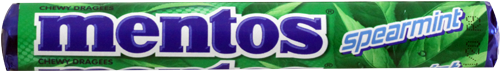 Mentos Roll 38g Spearmint (550x684), Png Download