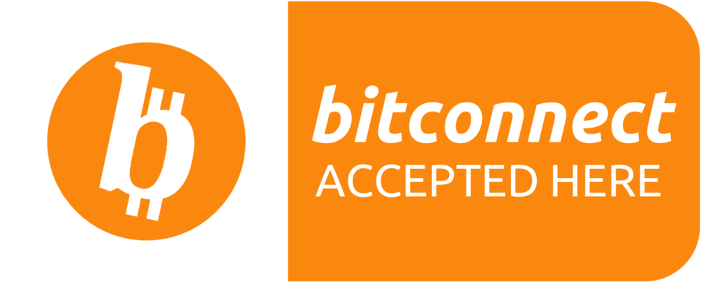 Bitconnect Accepted Big - Bitcoin (1024x431), Png Download